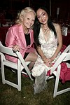 Jane Pontarelli and Lucia Hwong Gordon  at the Southhampton Hospital Benefit in Southampton, N.Y. on August 7, 2004.photo by Rob Rich copyright 2004<br>516-676-3939<br>robwayne1@aol.com