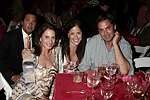 Larrry and Denise Wohl, Jill Stuart and Ron Curtis  at the Southhampton Hospital Benefit in Southampton, N.Y. on August 7, 2004.photo by Rob Rich copyright 2004<br>516-676-3939<br>robwayne1@aol.com