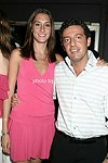 Starlight Berenson and CEO of La Perla Gianluca Flore on 5-30-04 at the Hamptons Magazine/La Perla party at Star Room in Wainscott.<br>photo by Rob Rich copyright 2004<br>516-676-3939<br>robwayne1@aol.com