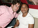 Mike Heller and Cuba Gooding Jr. at the Star Room on 6-12-04  all photos by Rob Rich copyright 2004 516-676-3939